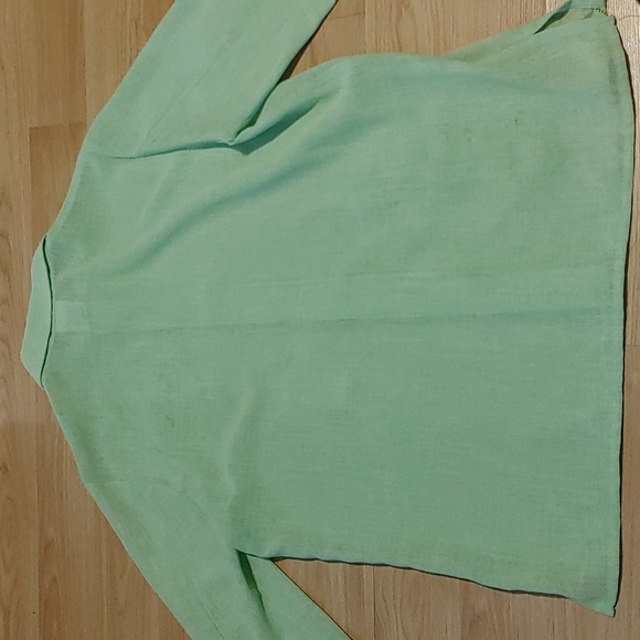 Allison Dailey  Green Embroidered Women's Top Sz 12 - Picture 5 of 5